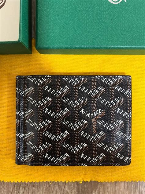 goyard money clip card holder